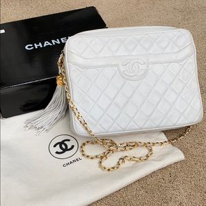 Chanel Camera Bag in White